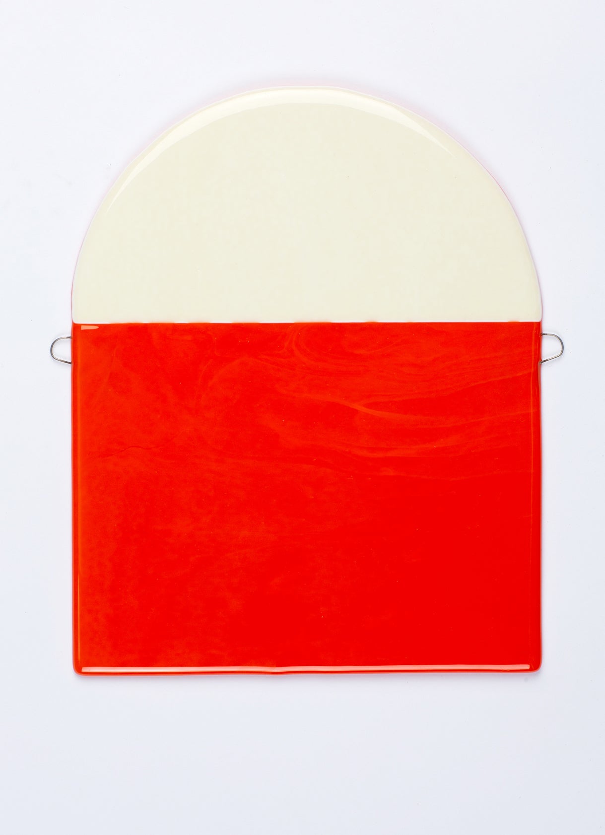 Solveig Lønseth - "Døgn" (037), fusjonert glass, 30 x 24 cm.