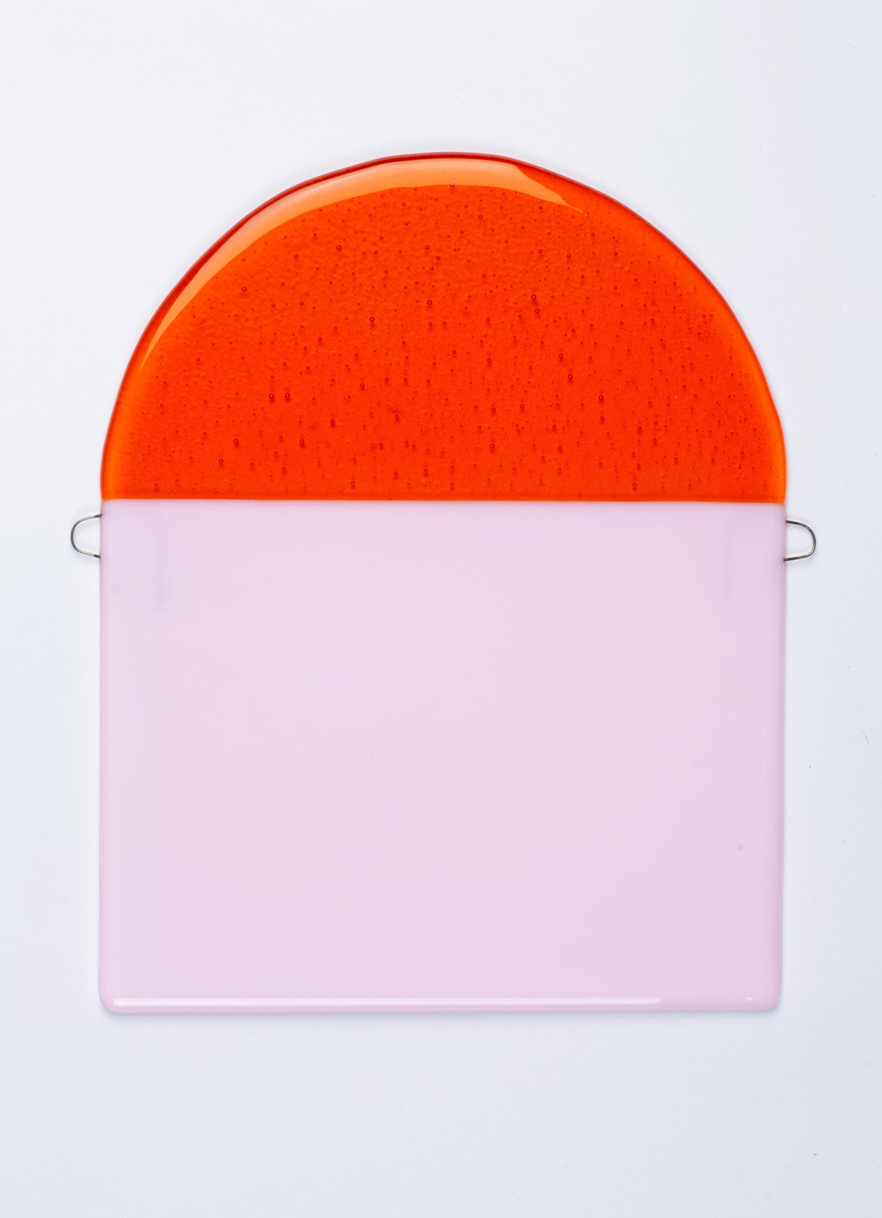Solveig Lønseth - "Døgn", (038) 3/3, fusjonert glass, 30 x 24 cm.